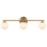 Telbix Moran 3 Light Vanity Light | Antique Gold