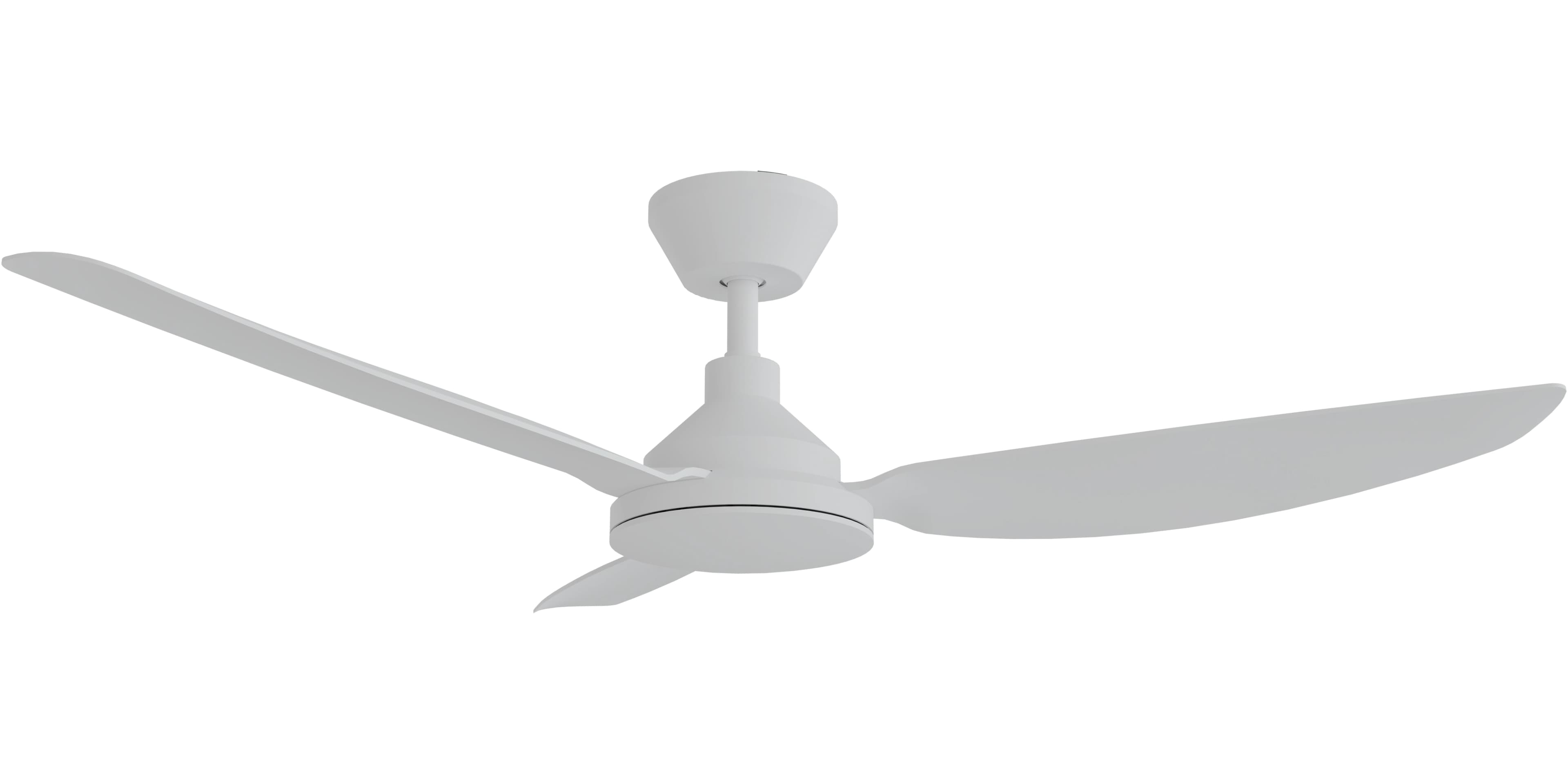 Calibo Sora 52" DC Ceiling Fan with Wall Control and Remote | White