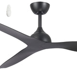 Fanco Eco Style 60" DC Indoor/Outdoor Ceiling Fan with Remote | Black