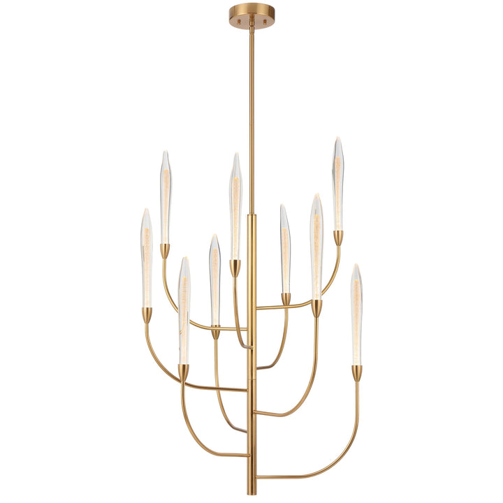 Telbix Archer LED Candelabra Modern Chandelier | 9 Light