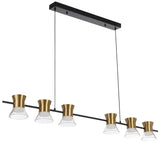 Telbix Tipico 6 Light LED Pendant Light | Gold