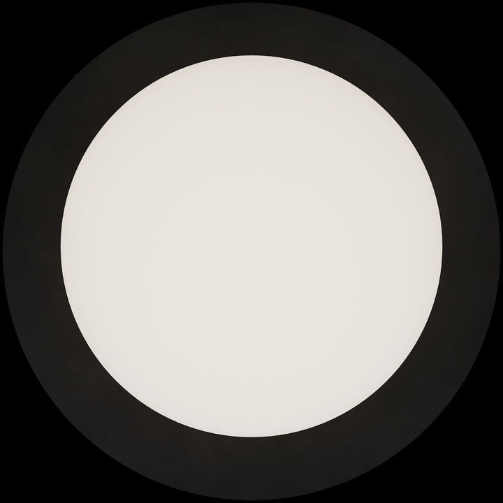 Calibo Crest Opal Glass 140mm Orb Wall Light Round Plate 200mm | Black