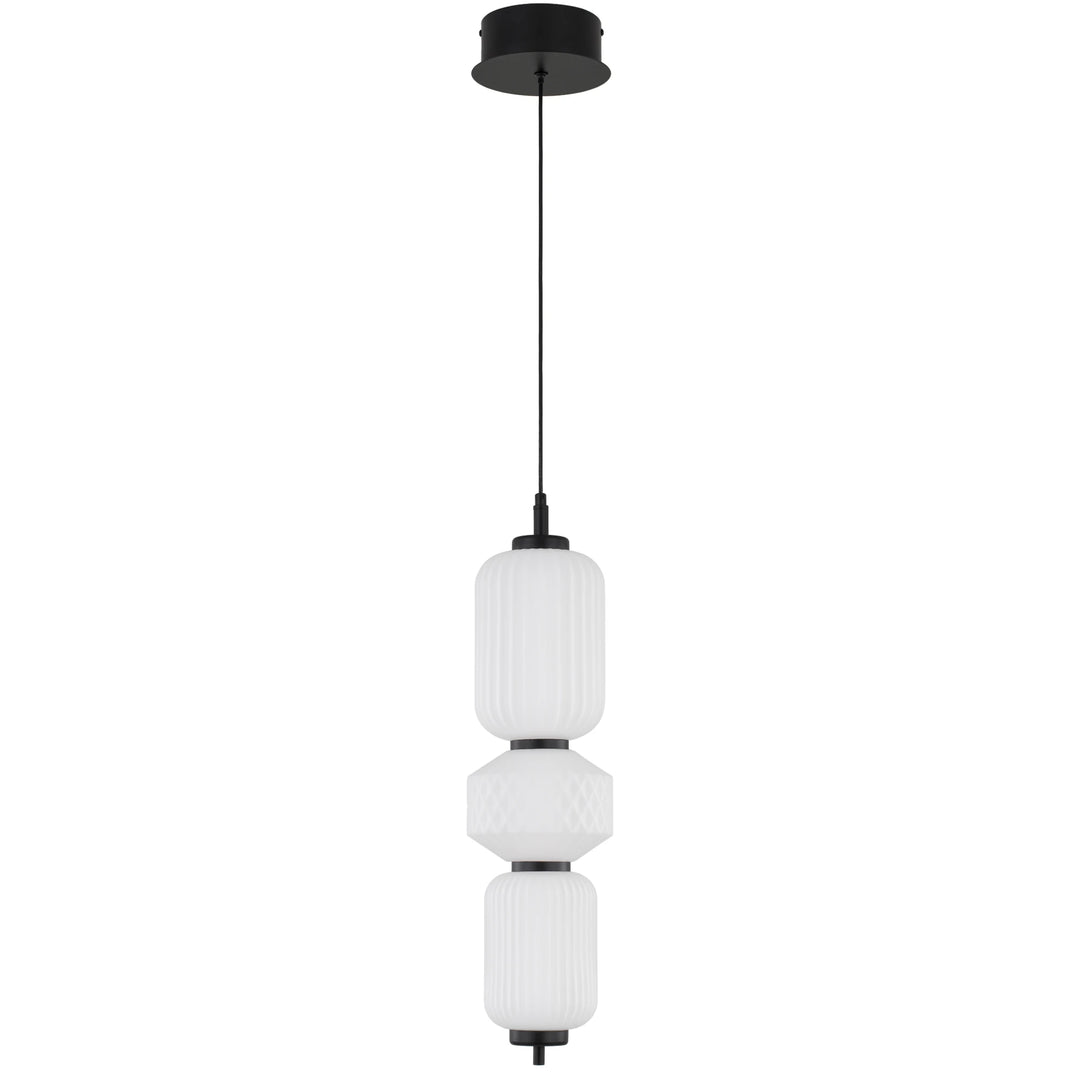 Telbix Torso 3 Light LED Pendant | Black