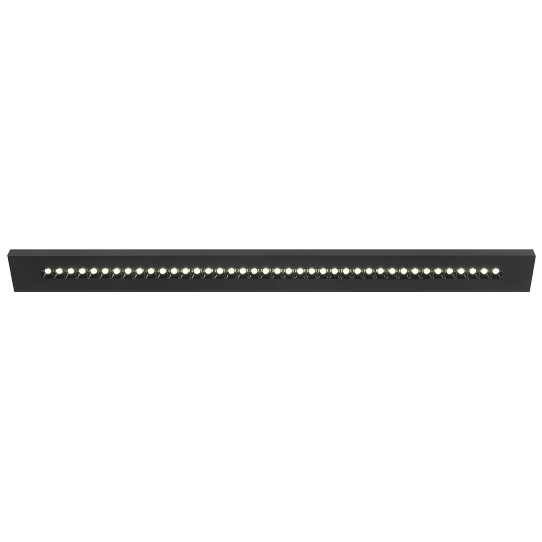 Telbix Optika Minimalist Slimline Low-Glare 3CCT LED Batten Light | Black