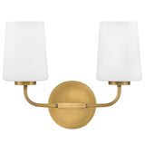 Hinkley Kline 2 Light Wall Sconce by Lark | Heritage Brass