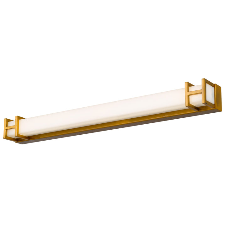 Telbix Gilson Medium Tricolour LED Vanity Light | Antique Gold