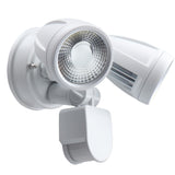 Telbix Illume Twin Exterior LED Spotlight with Sensor | White