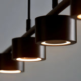 Nordlux Clyde 4 Light LED Rail Pendant | Black