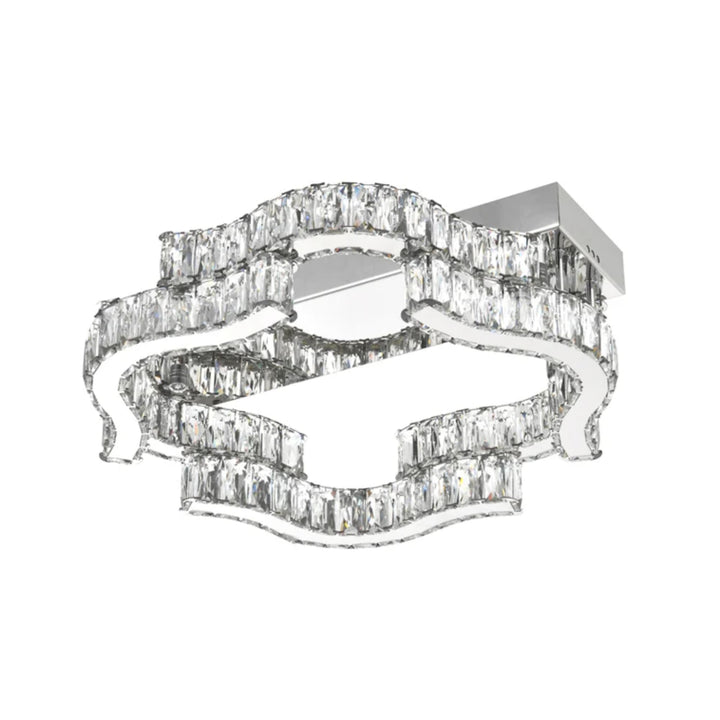 Telbix Jura 400mm Crystal LED CTC Light | Chrome