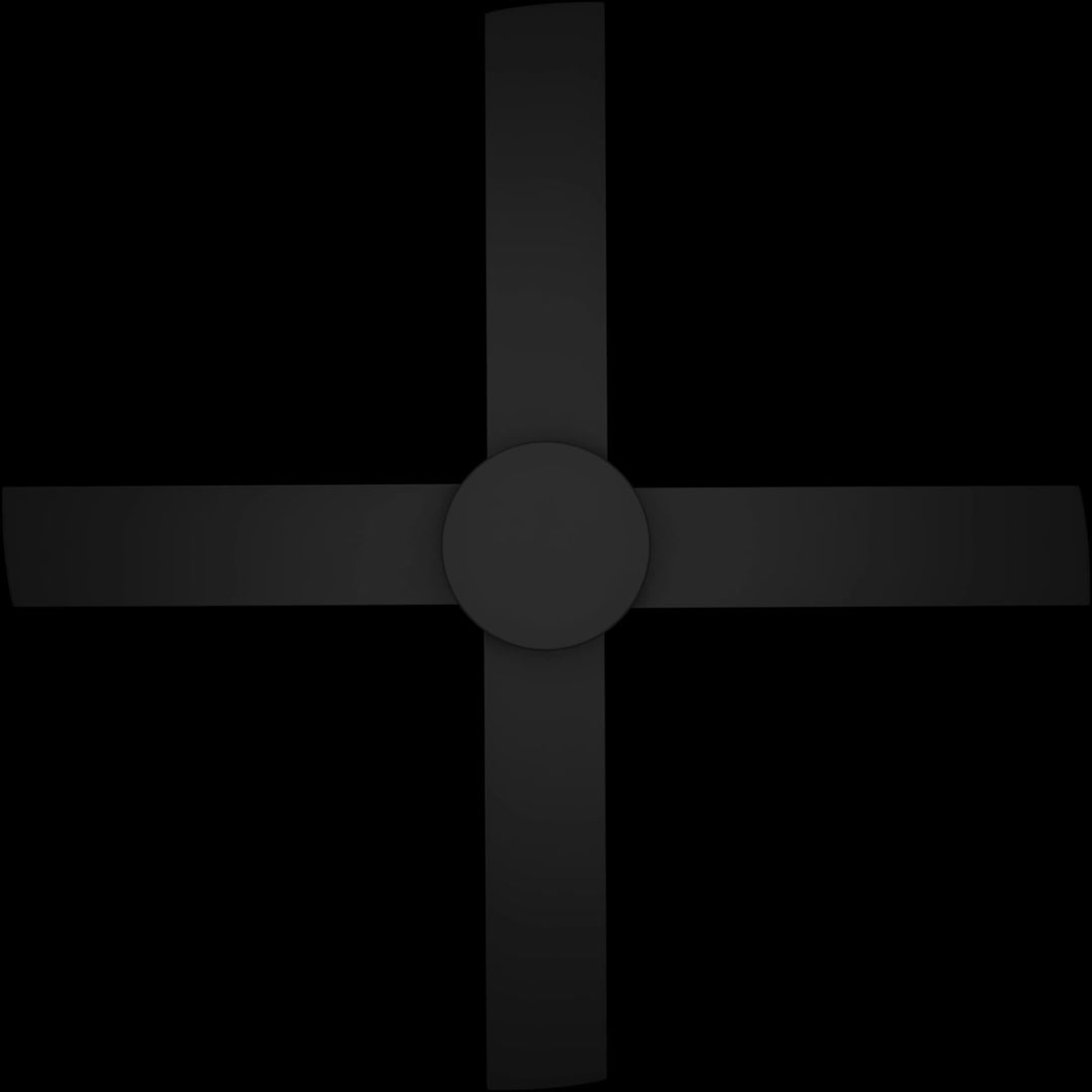 Calibo Breeze Silent 48" (1220mm) ABS Energy Efficient DC Ceiling Fan and Remote | Black