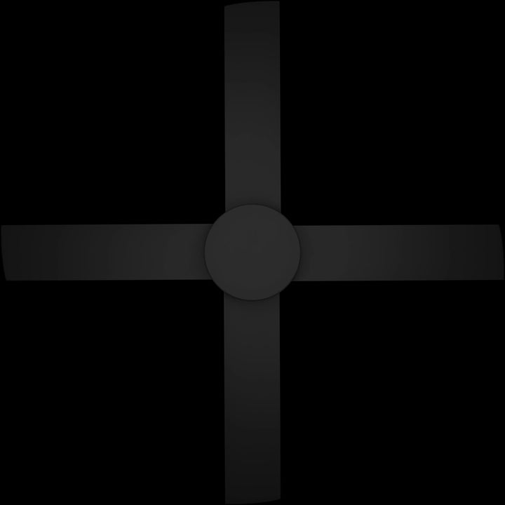 Calibo Breeze Silent 48" (1220mm) ABS Energy Efficient DC Ceiling Fan and Remote | Black