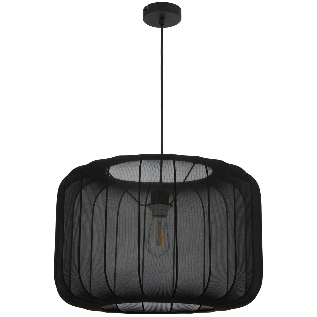Telbix Jonsel Large Pendant Light | Black