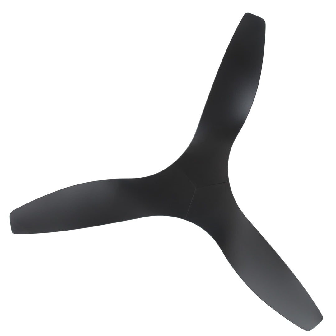 Fanco Breeze 52" AC Ceiling Fan with Wall Controller | Black