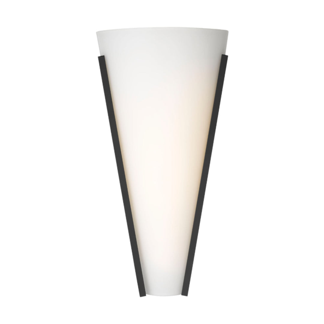 Telbix Saffi Opal 12W CCT LED Wall Light | Black