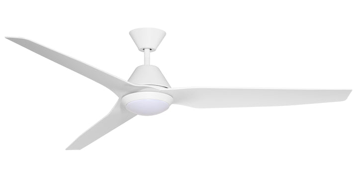 Fanco Smart Infinity-iD 64" (1620mm) DC Ceiling Fan With 18W Dimmable CCT LED Light & Remote | White