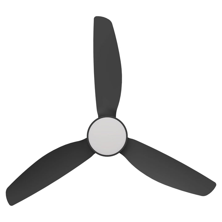 Calibo Sora 48" DC Ceiling Fan with LED Light, Wall Control and Remote | Black