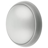 Telbix Wynn LED Round Bunker Light | Silver