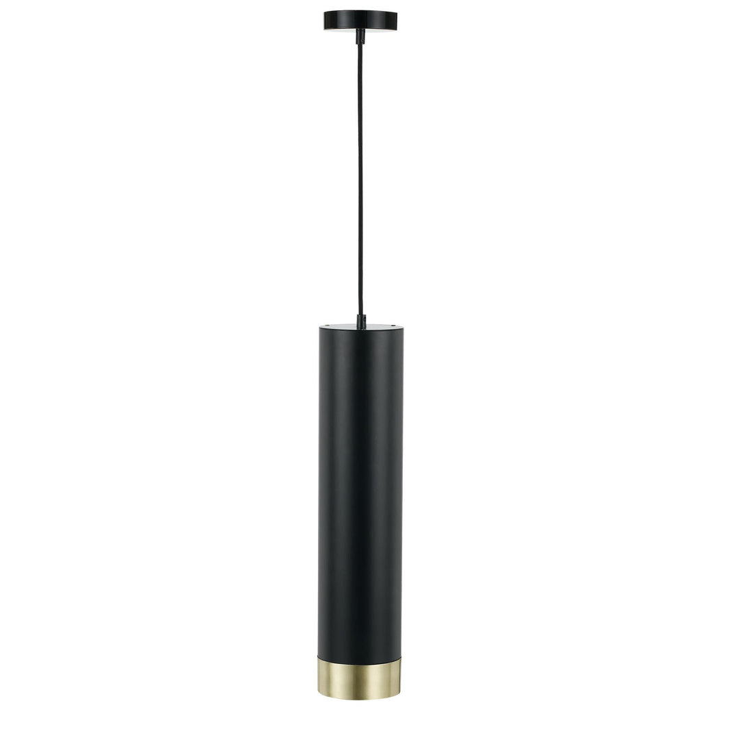 Telbix Dakota Warm White 5W 3000K LED Dimmable Pendant Light | Black / Matte Brass