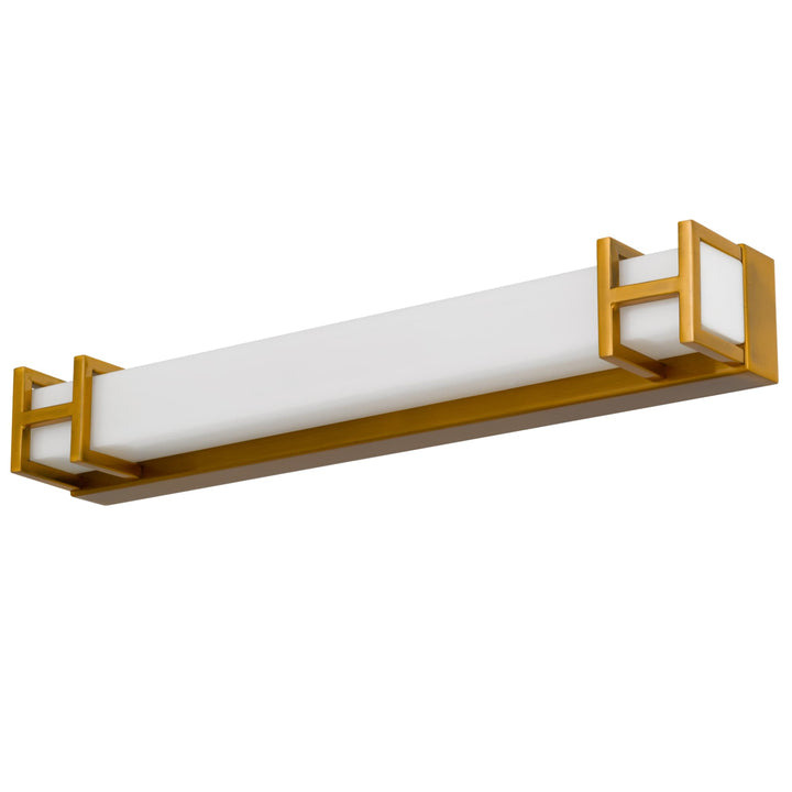 Telbix Gilson Small Tricolour LED Vanity Light | Antique Gold