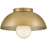 Hinkley Stu Flush Mount by Lark | Lacquered Brass