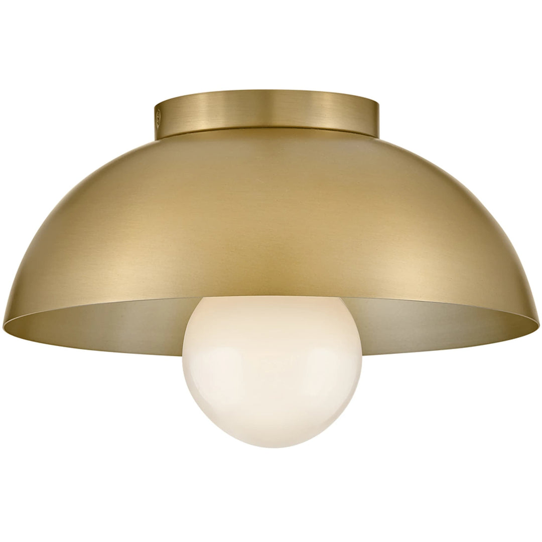 Hinkley Stu Flush Mount by Lark | Lacquered Brass