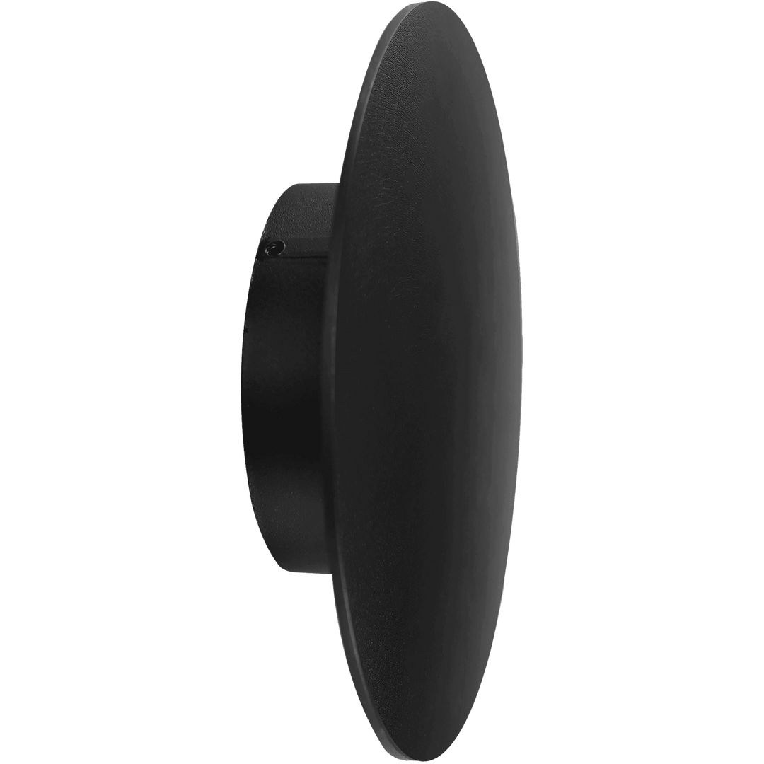 Calibo Emu Medium Round LED Wall Light | Black