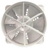 Fanco Dynamic 125 Square Wall/Ceiling Exhaust Fan with Matte Finish | White