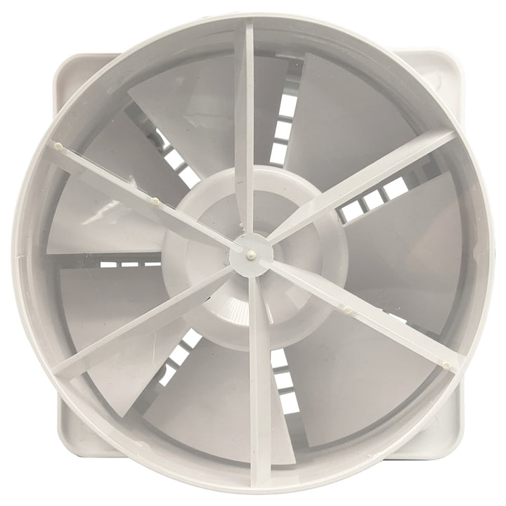 Fanco Dynamic 125 Square Wall/Ceiling Exhaust Fan with Matte Finish | White