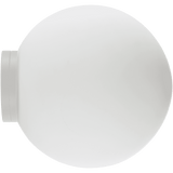 Calibo Crest Opal Glass 120mm Orb Wall Light | White