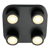 Nordlux Clyde 4 Light LED Ceiling Light | Black