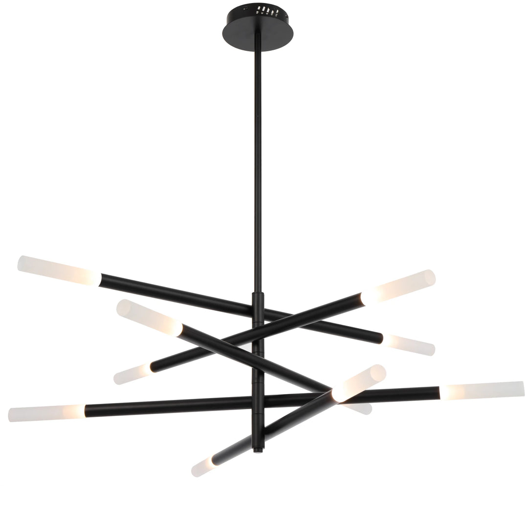 Telbix Pinta 10 Light LED Pendant Light | Black