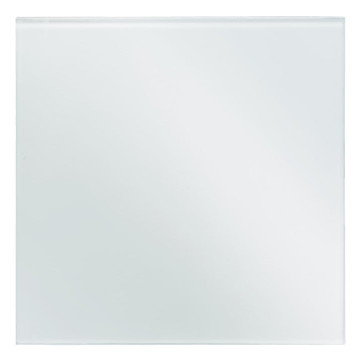 Fanco Dynamic 150 Square Wall/Ceiling Exhaust Fan with Glass Panel | White