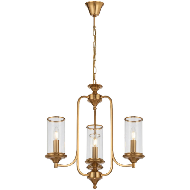 Telbix Velden 4 Light Pendant | Copper