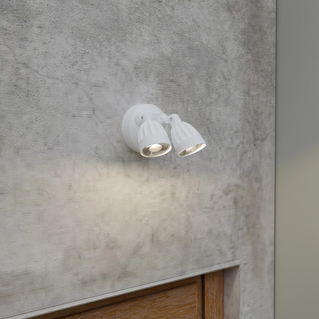 Calibo Nighthawk Double LED Spotlight | White