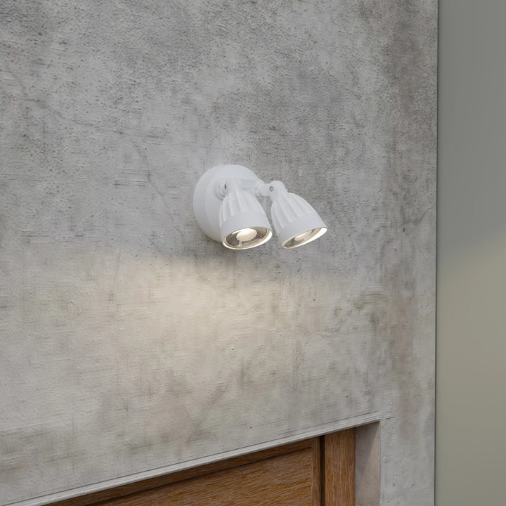 Calibo Nighthawk Double LED Spotlight | White