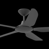 Calibo Storm 52" (1320mm) 5 Blade Indoor/Outdoor DC Ceiling Fan and Remote | Matte Black