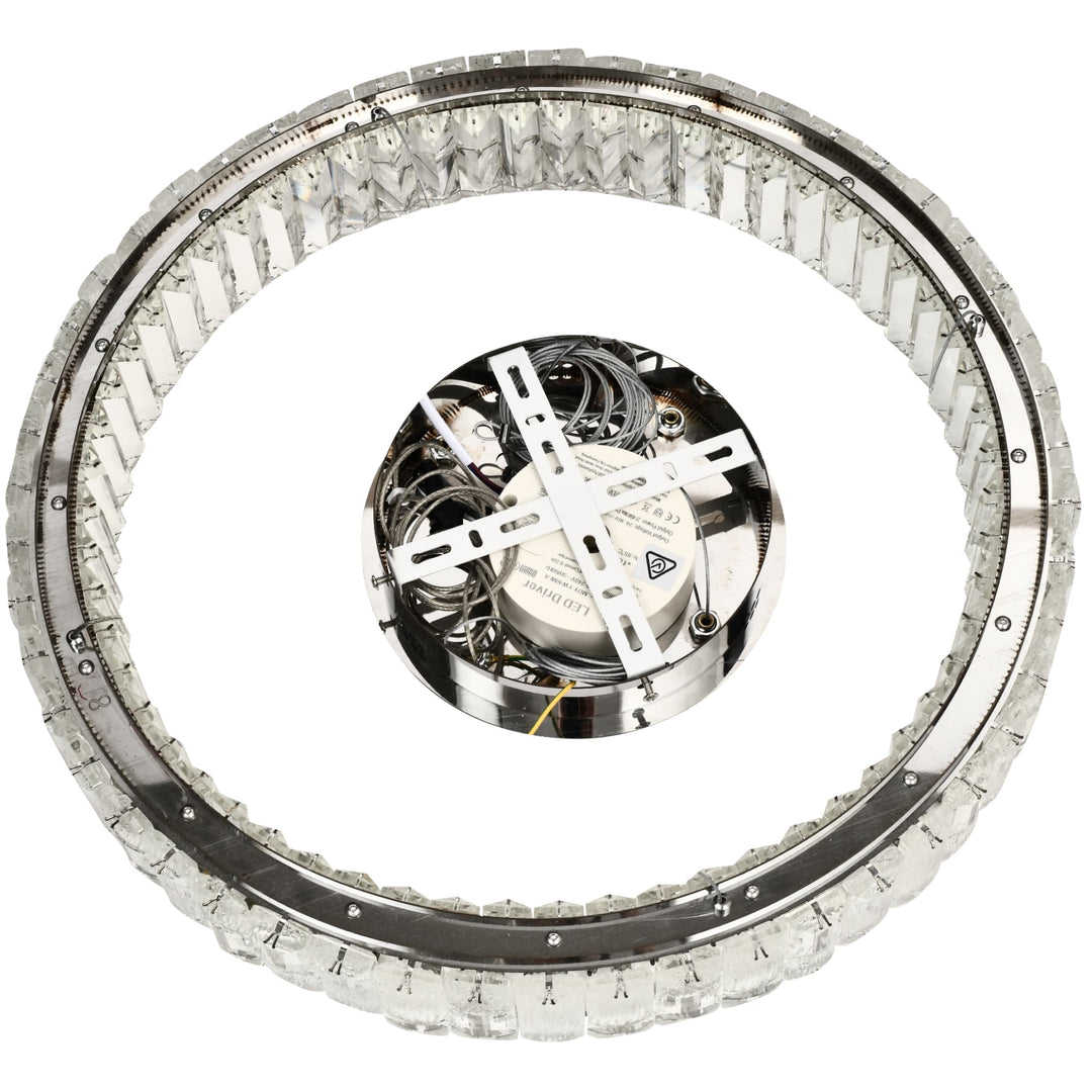 Telbix Rias 1 Tier Pendant Light | Chrome