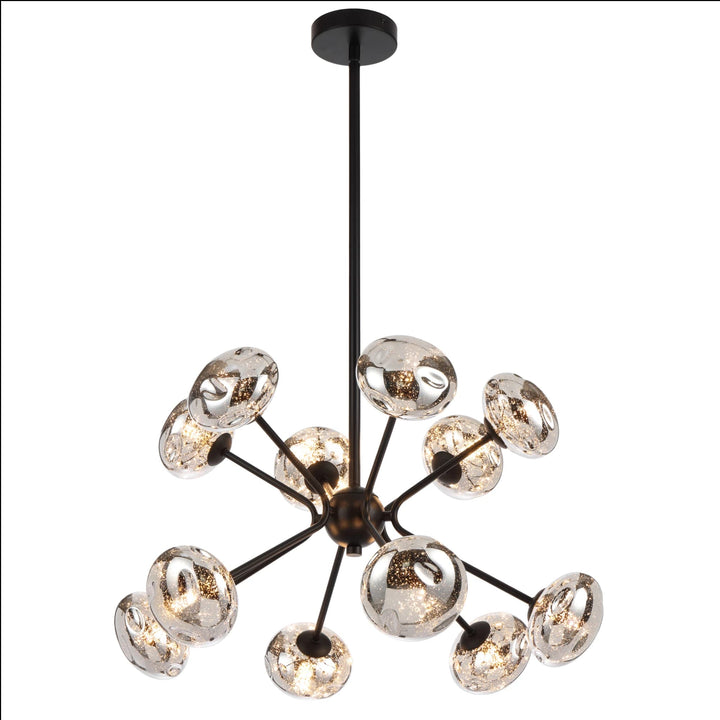 Telbix Varlin 12 Light Pendant | Black