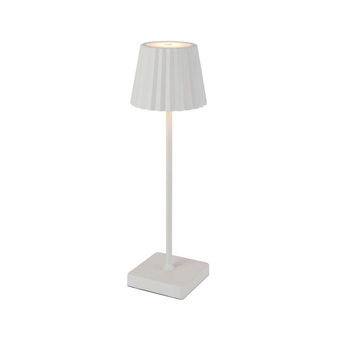 Telbix Mindy Rechargeable LED Table Lamp | White