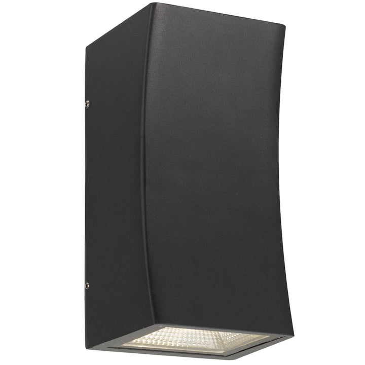 Telbix Dash Exterior Up/Down CCT LED Wall Light | Black