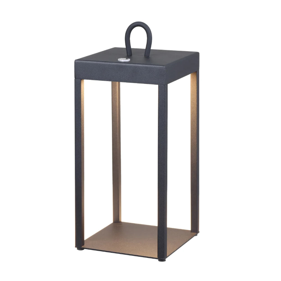 Telbix Sotra Rechargeable LED Table Lamp | Black
