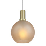 Telbix Patino Small Glass Pendant (E27) | Amber
