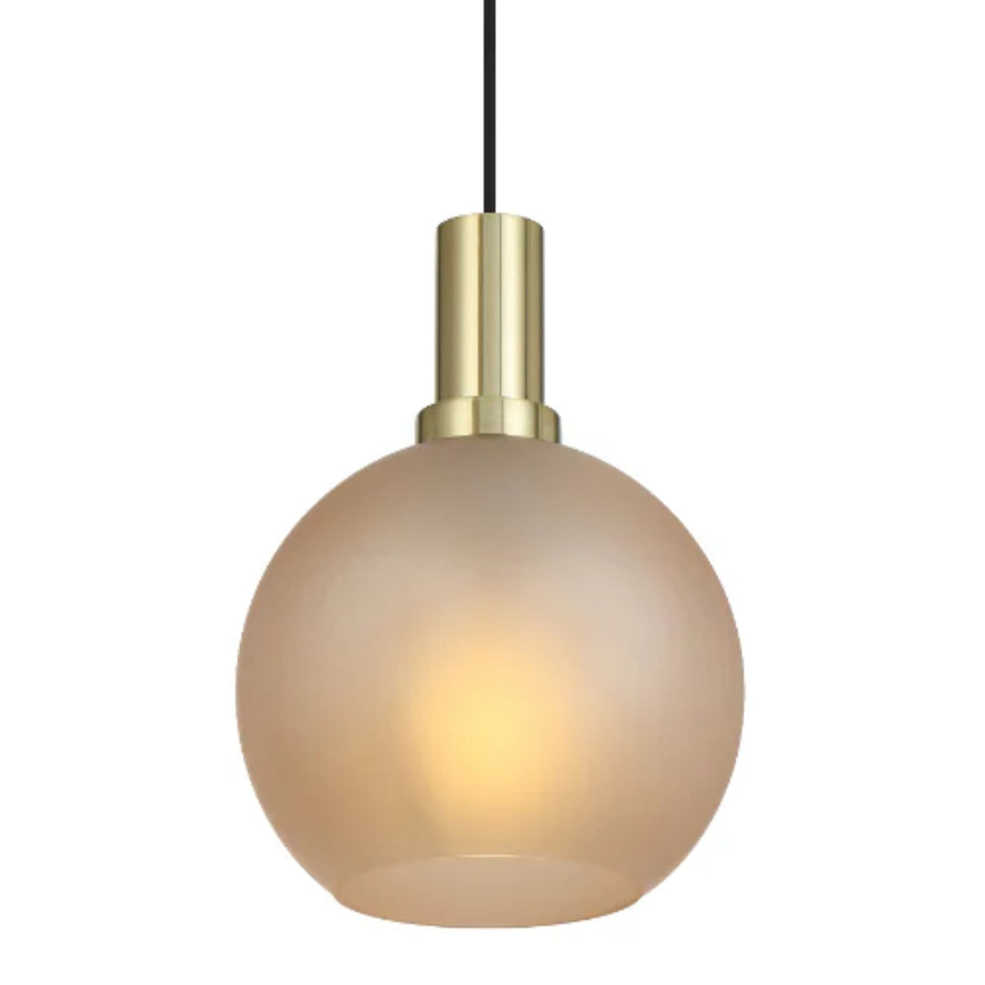 Telbix Patino Small Glass Pendant (E27) | Amber