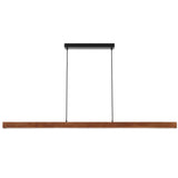 Telbix Truso Tricolour LED Pendant | Black and Walnut