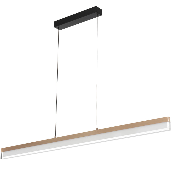 Telbix Salas LED Bar Pendant Light | Gold