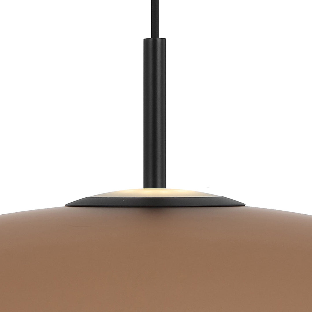 Telbix Orilla LED Pendant | Brown