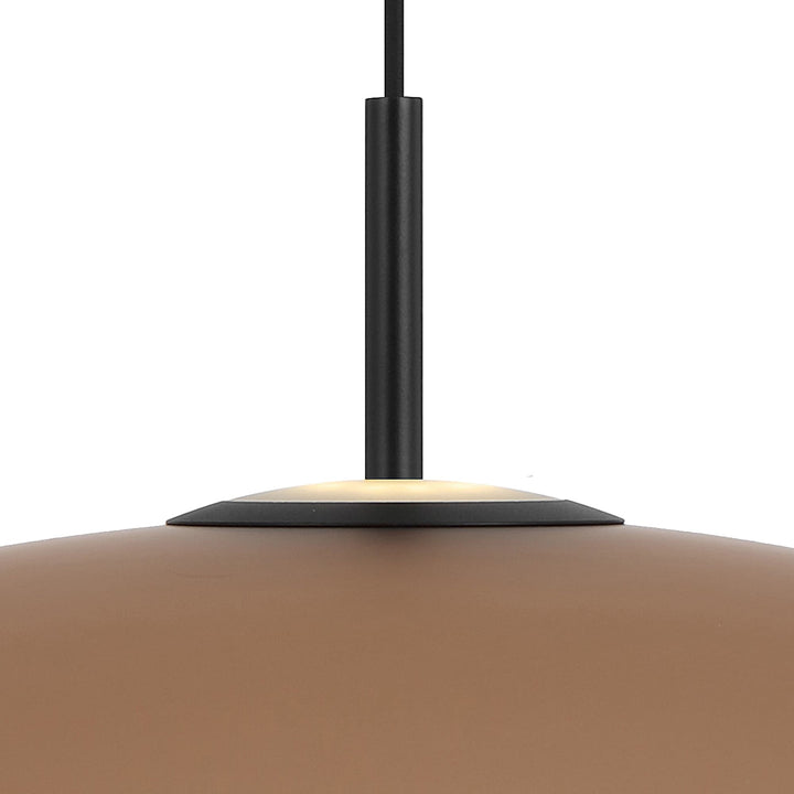 Telbix Orilla LED Pendant | Brown
