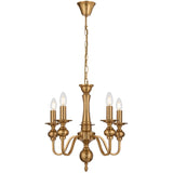 Telbix Siedel 5-Light Pendant | Copper