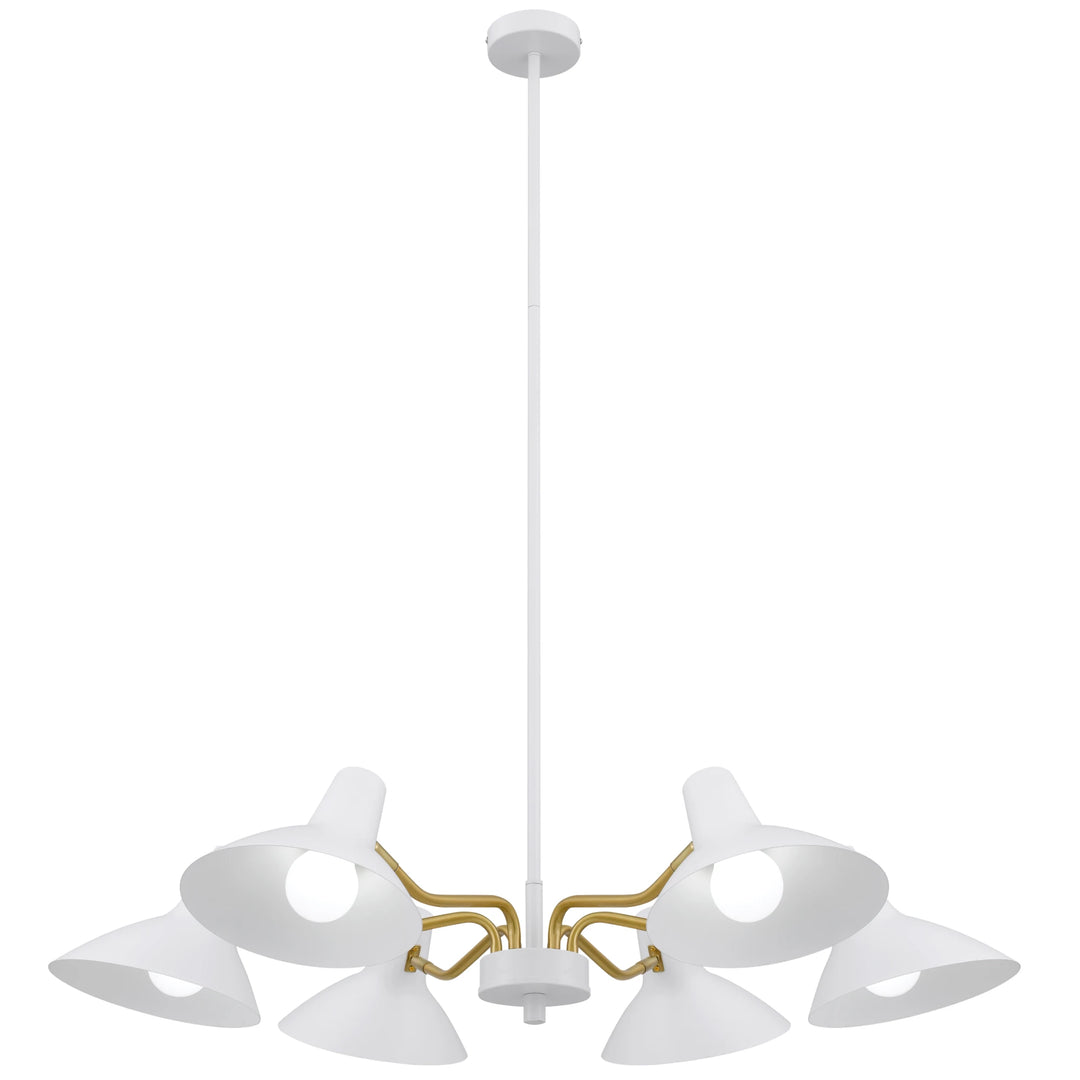 Telbix Farbon 6 Light Pendant Light | White