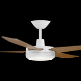 Calibo Enviro 60" (1530mm) DC Ceiling Fan with 18W CCT LED Light and Remote | White & Koa